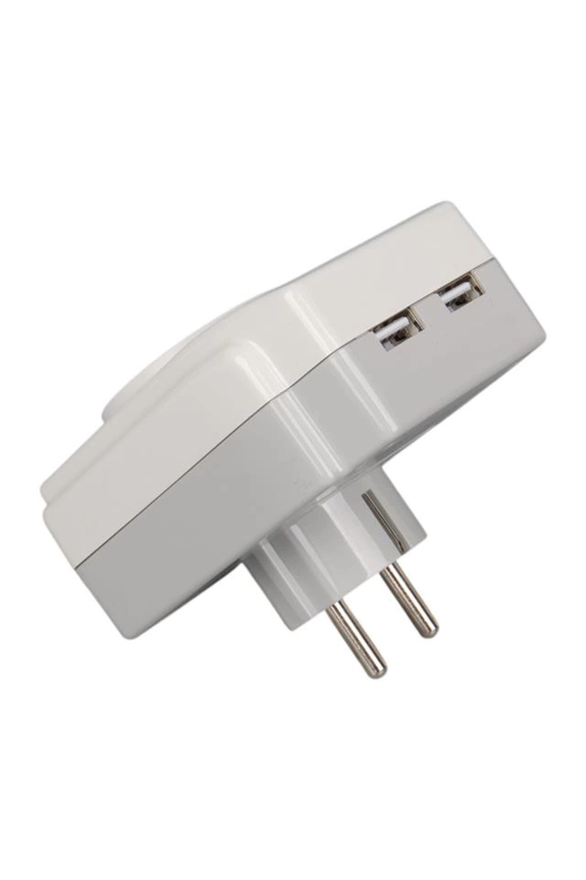 PM-18721 16 Amper - 3680 Watt Tekli Çocuk Korumalı 2 USB'LI 1400 Joule Akım Korumalı Pri