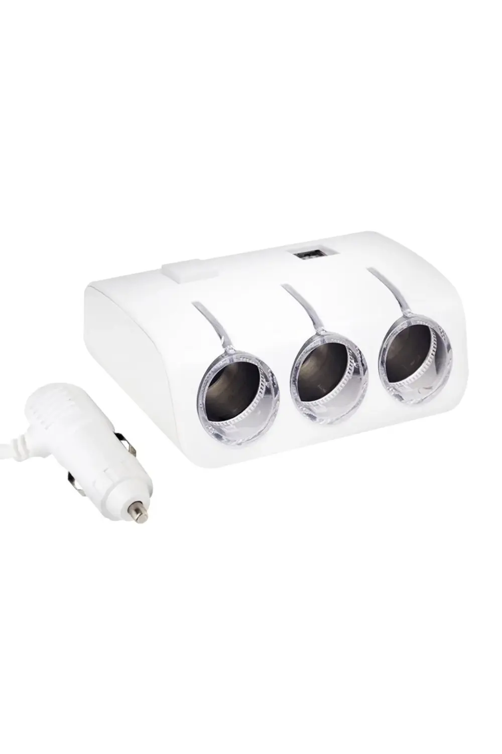 Pm-18952 12v/24v Çift Usbli 3lü Oto Çakmak Çoklayıcı
