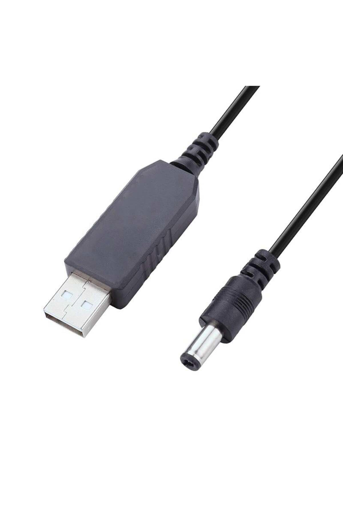 PM-21568 9V-5V USB To DC 5.5x2.5mm Çevirici Kablo PM-21568 9V-5V USB To DC 5.5x2.5mm Çevirici Kablo