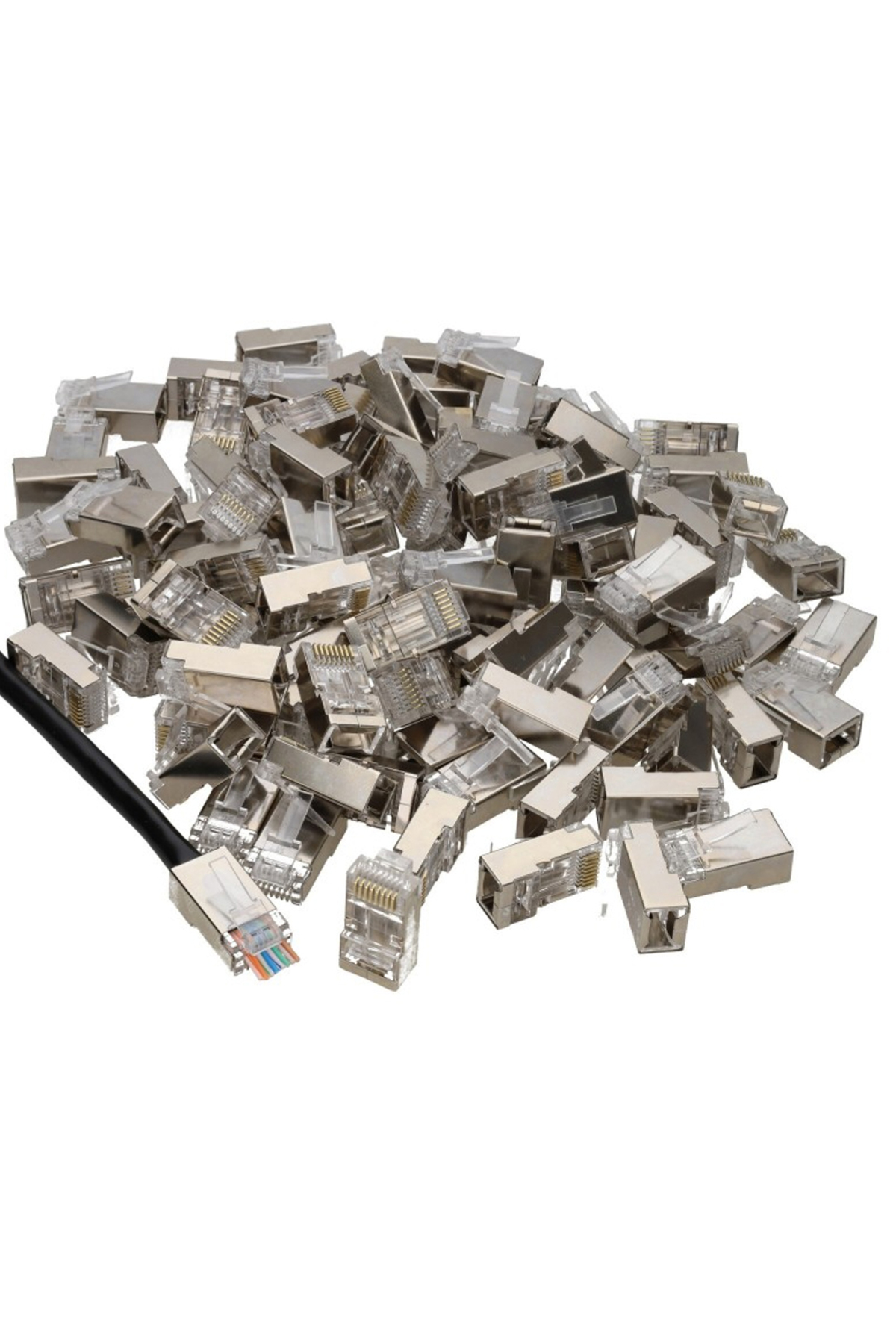 PM-2334 8P/8C SHIELD RJ45 CAT5 METAL UÇ (100LÜ PAKET)