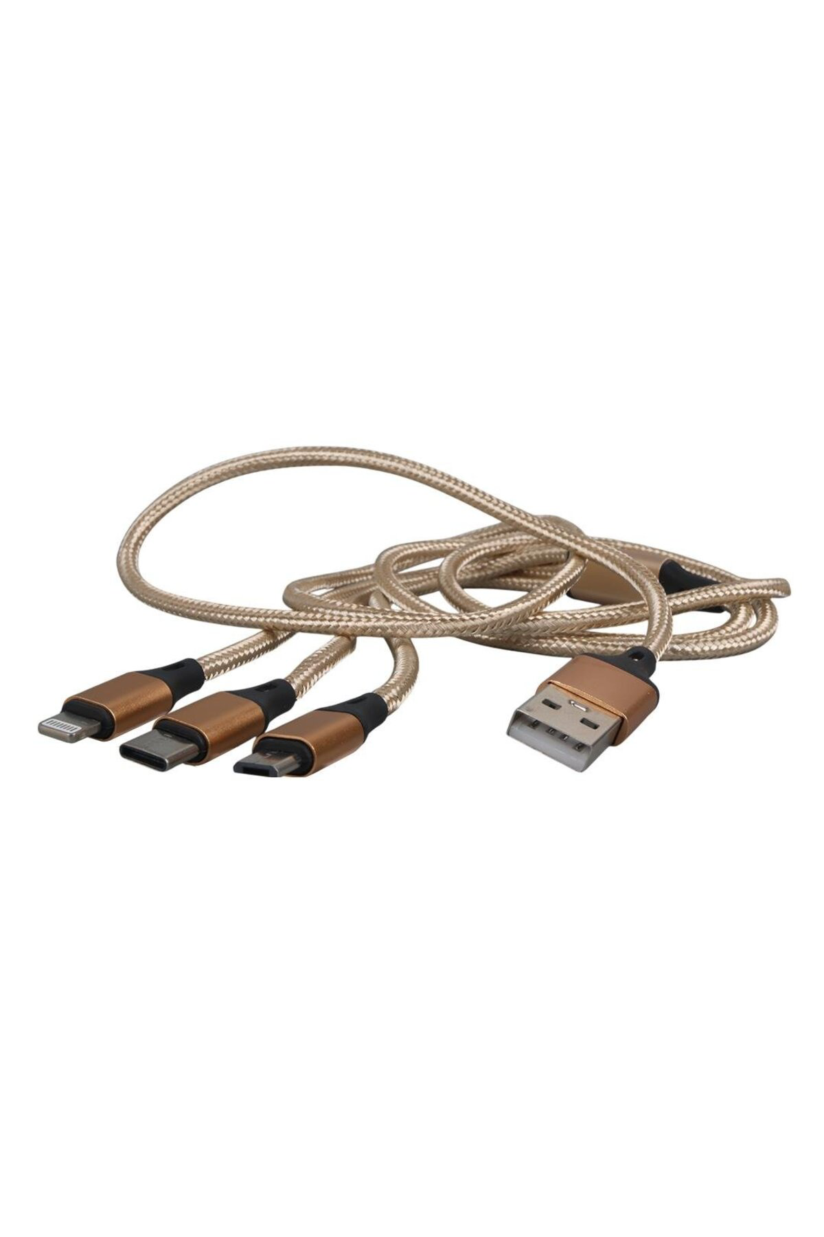 PM-2368 Micro USB - Type-C - Lightning Şarj Ve Data Kablosu 2.1 A