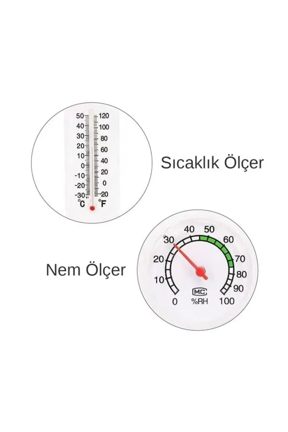 PM-24665 SICAKLIK NEM ÖLÇER TERMOMETRE