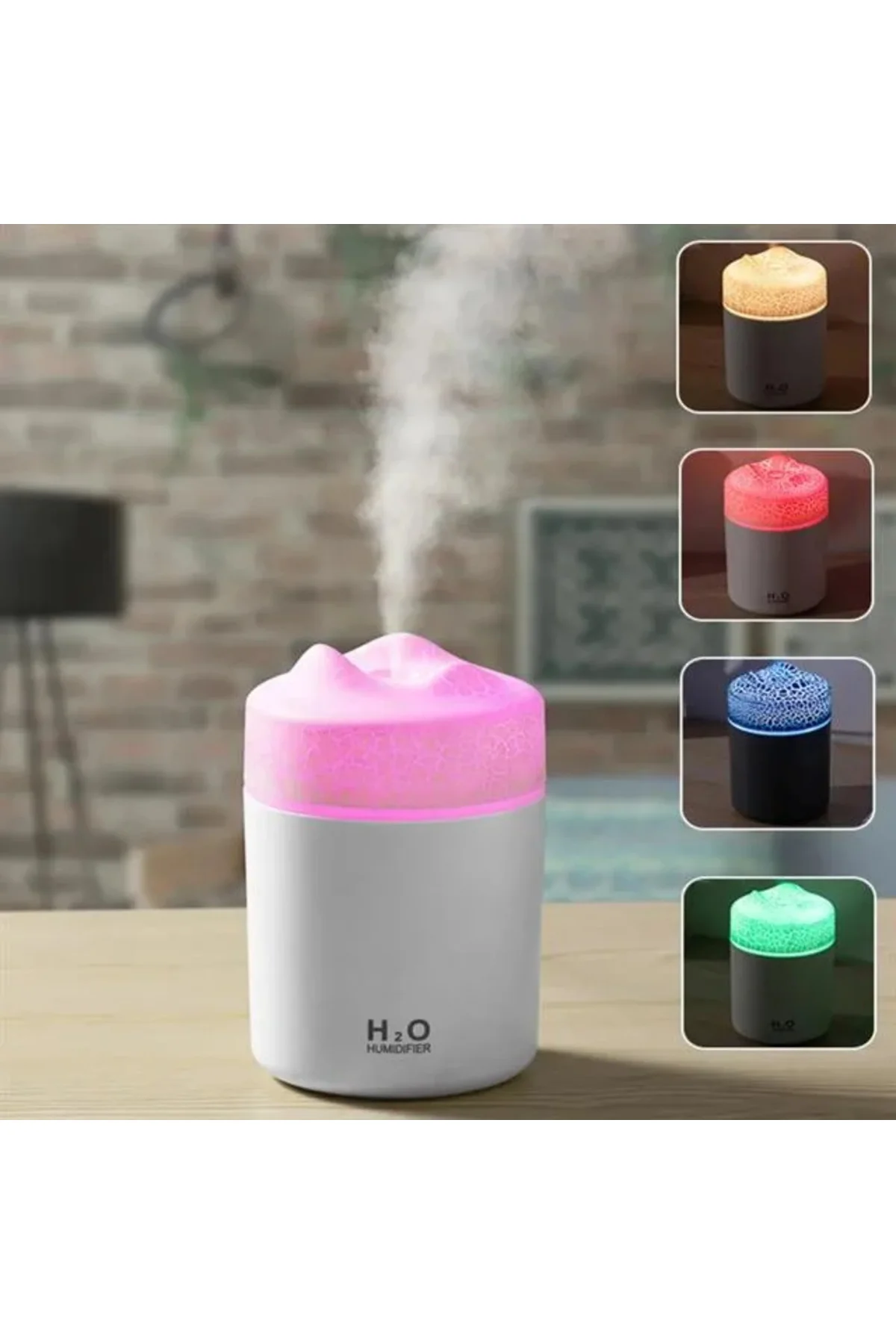 PM-24762 H2O Usb Kablolu Renkli Hava Nemlendirici PM-24762 H2O Usb Kablolu Renkli Hava Nemlendirici