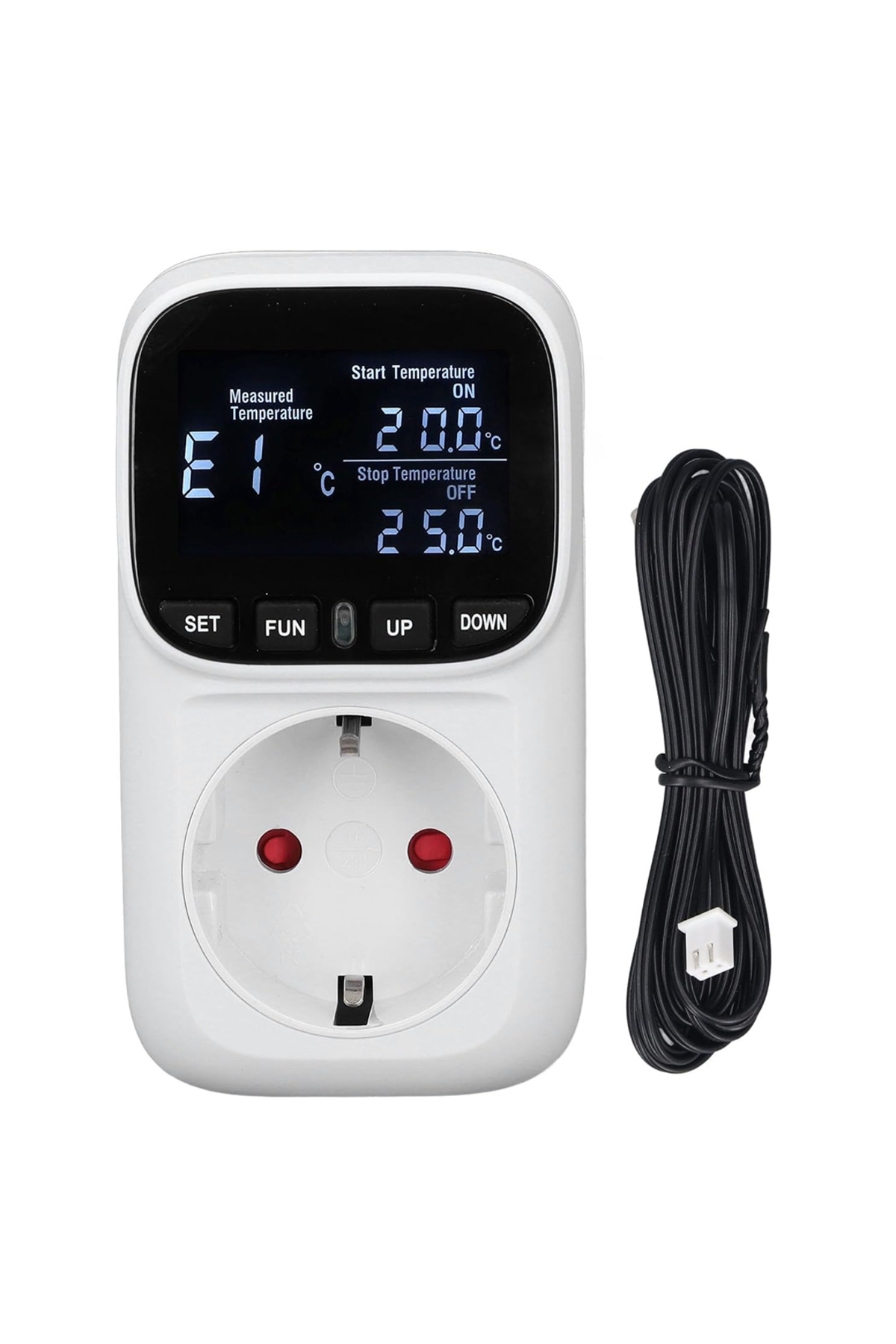 Pm-24909 Dijital Termostat Sıcaklık Kontrol Cihazı Priz (2 METRE 