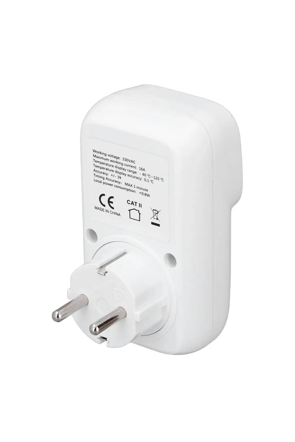 Pm-24909 Dijital Termostat Sıcaklık Kontrol Cihazı Priz (2 METRE