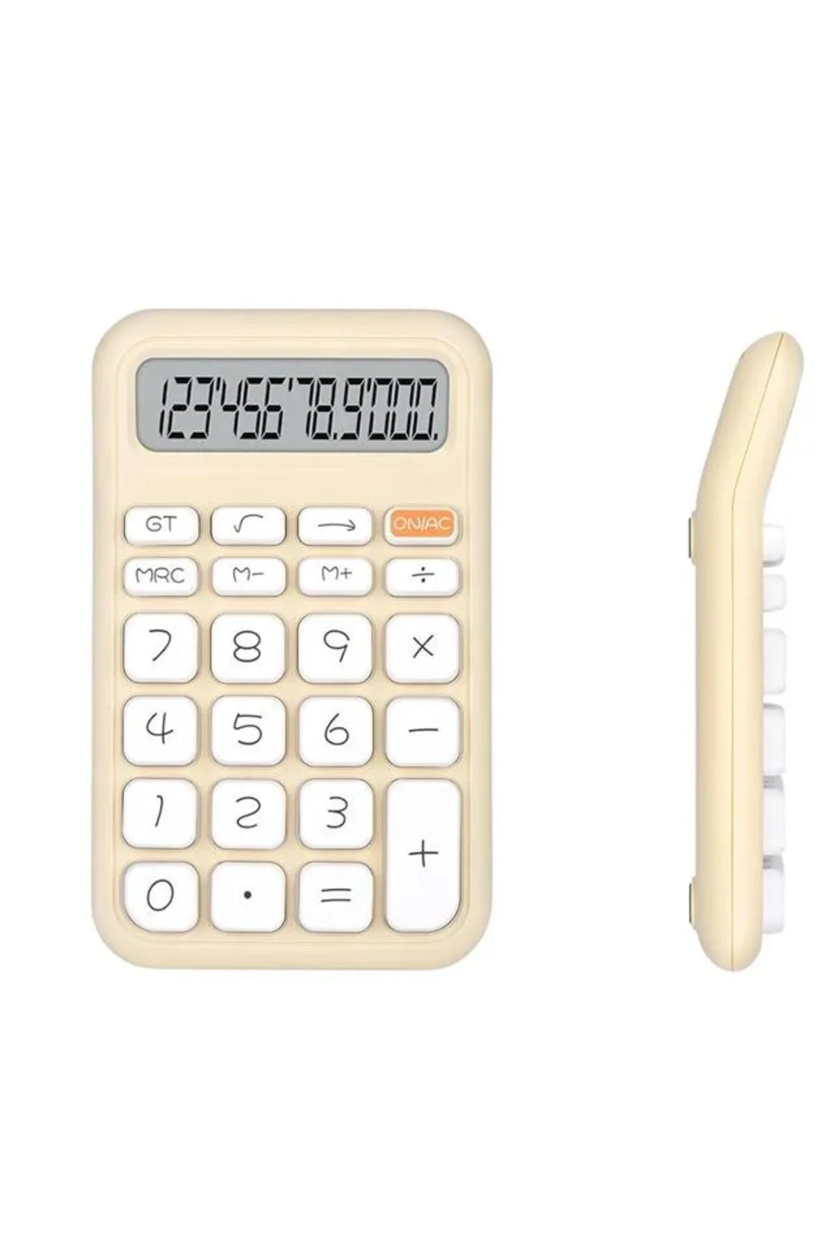 PM-25408 Krem Renk Beyaz Tuş 12 Haneli Hesap Makinesi PM-25408 Krem Renk Beyaz Tuş 12 Haneli Hesap Makinesi