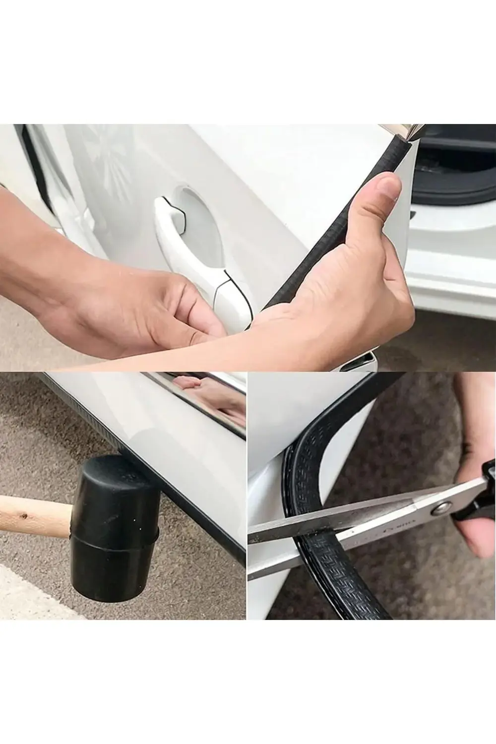 PM-26301 U Tip Araç Kapı Çarpma Çizik Engelleyici Koruyucu 5 Metr