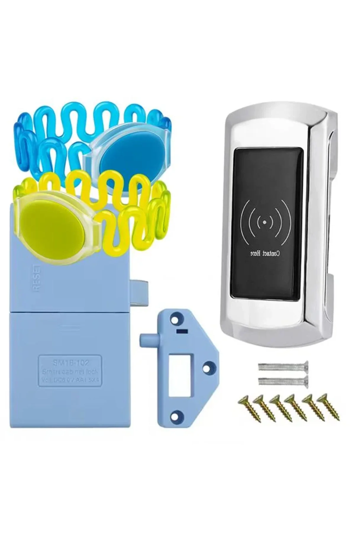 PM-26727 125Khz RFID Dijital Çekmece Dolap Kilidi (2’li Paket) PM-26727 125Khz RFID Dijital Çekmece Dolap Kilidi (2’li Paket)