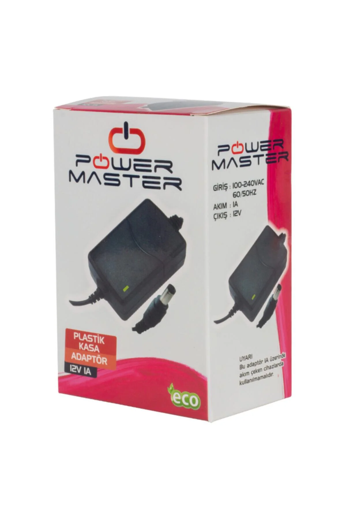 Pm-31770 12 Volt - 1 Amper Masa Üstü Iki Ucu Kablolu Adaptör 5.5*2.5 Uç
