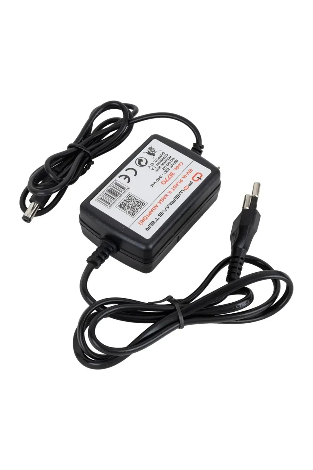 Pm-31770 12 Volt - 1 Amper - 12 Watt 5.5*2.5 Uçlu  İki Ucu Kablol
