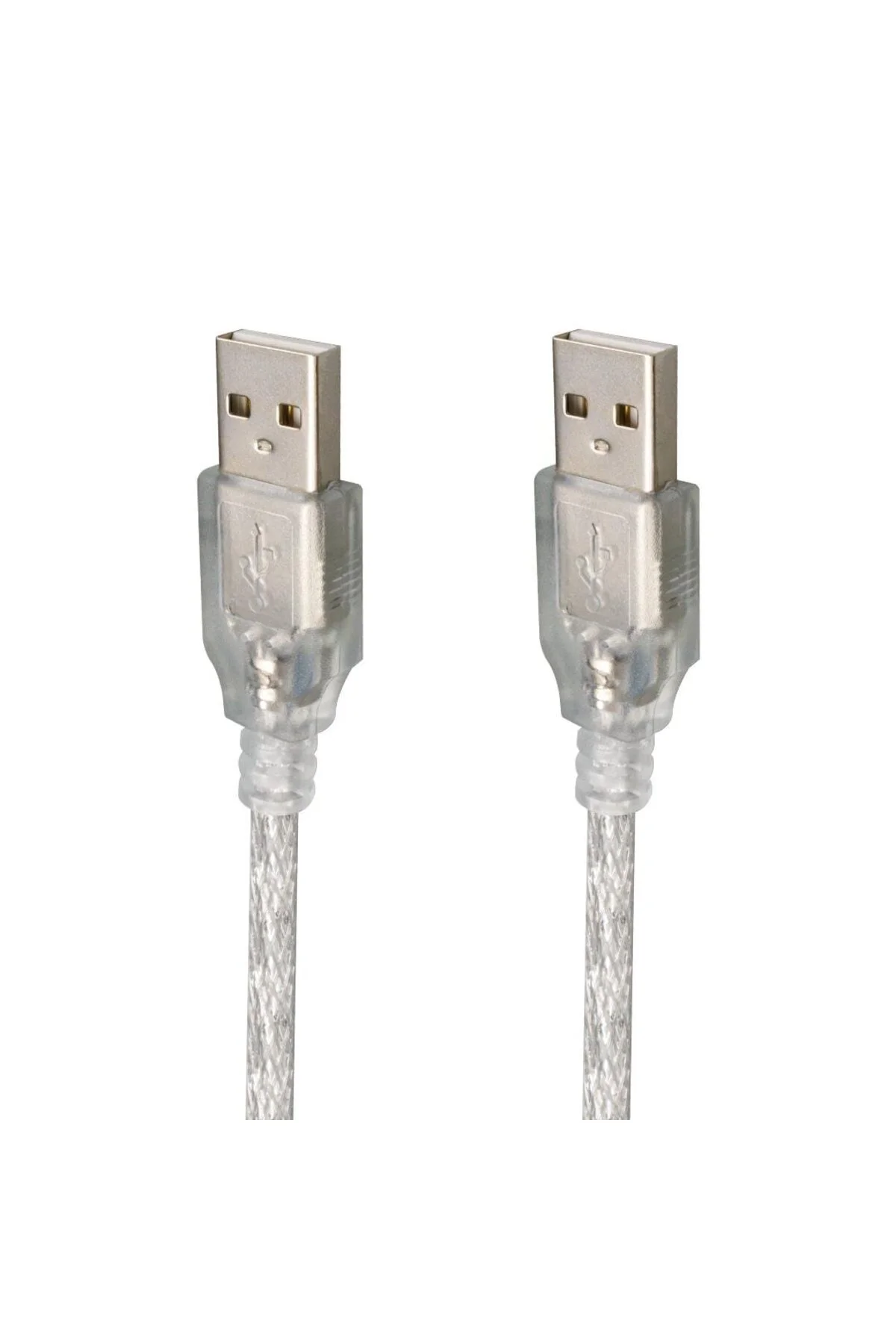 PM-3264 Şeffaf 1.5 Metre Usb Erkek-Erkek Kablo