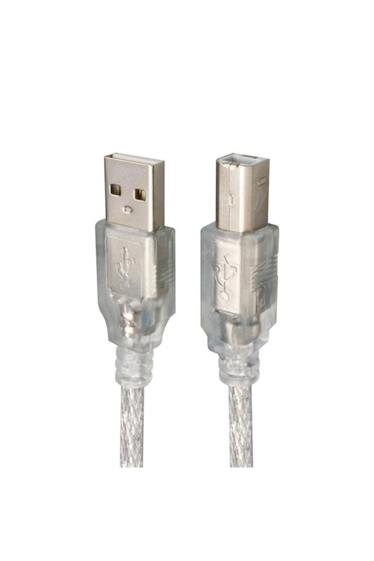 PM-3267 3 Metre Şeffaf Mavi USB 2.0 Yazıcı Kablosu