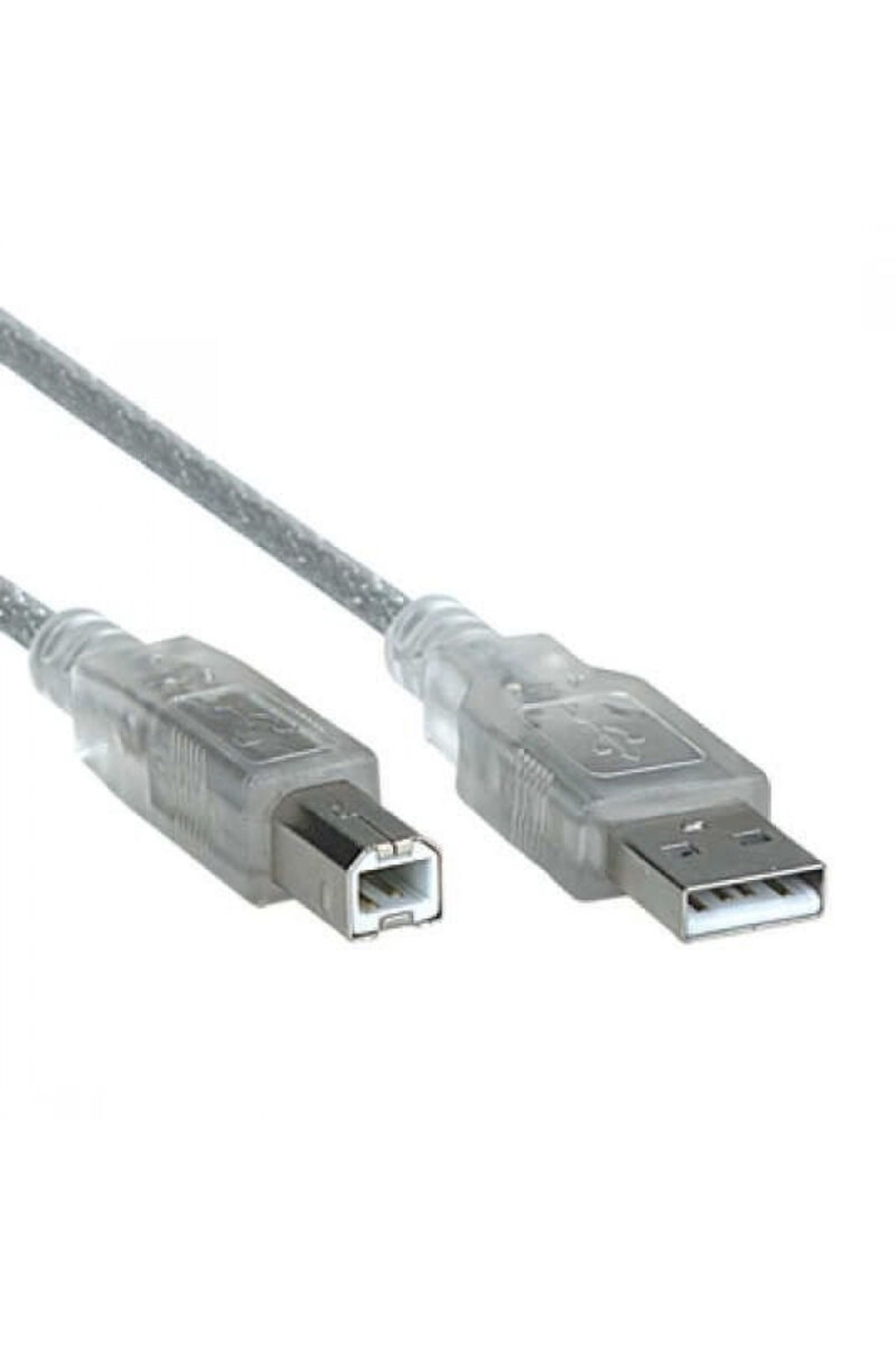 PM-3267 3 Metre Şeffaf Mavi USB 2.0 Yazıcı Kablosu