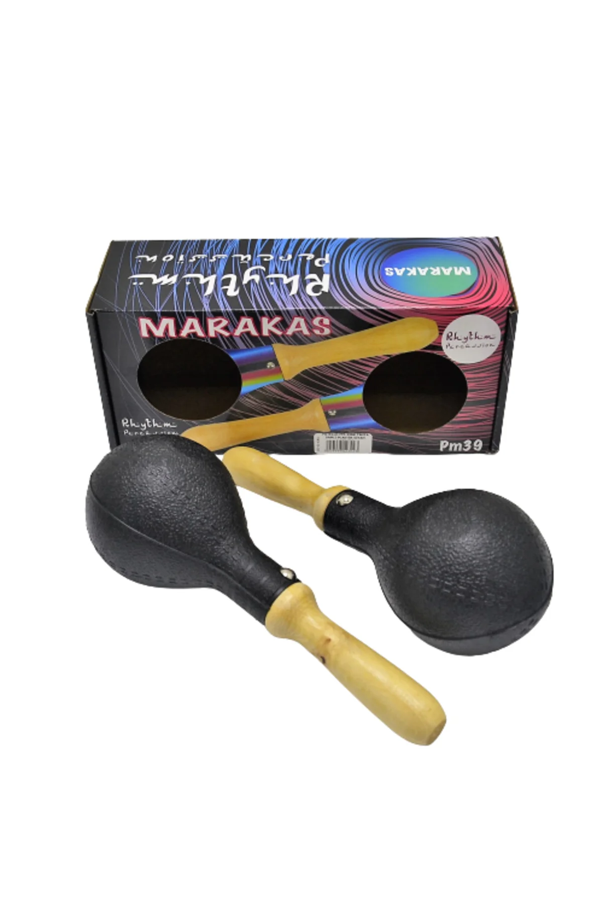 Pm-39bk Ahşap Saplı Plastik Siyah Marakas