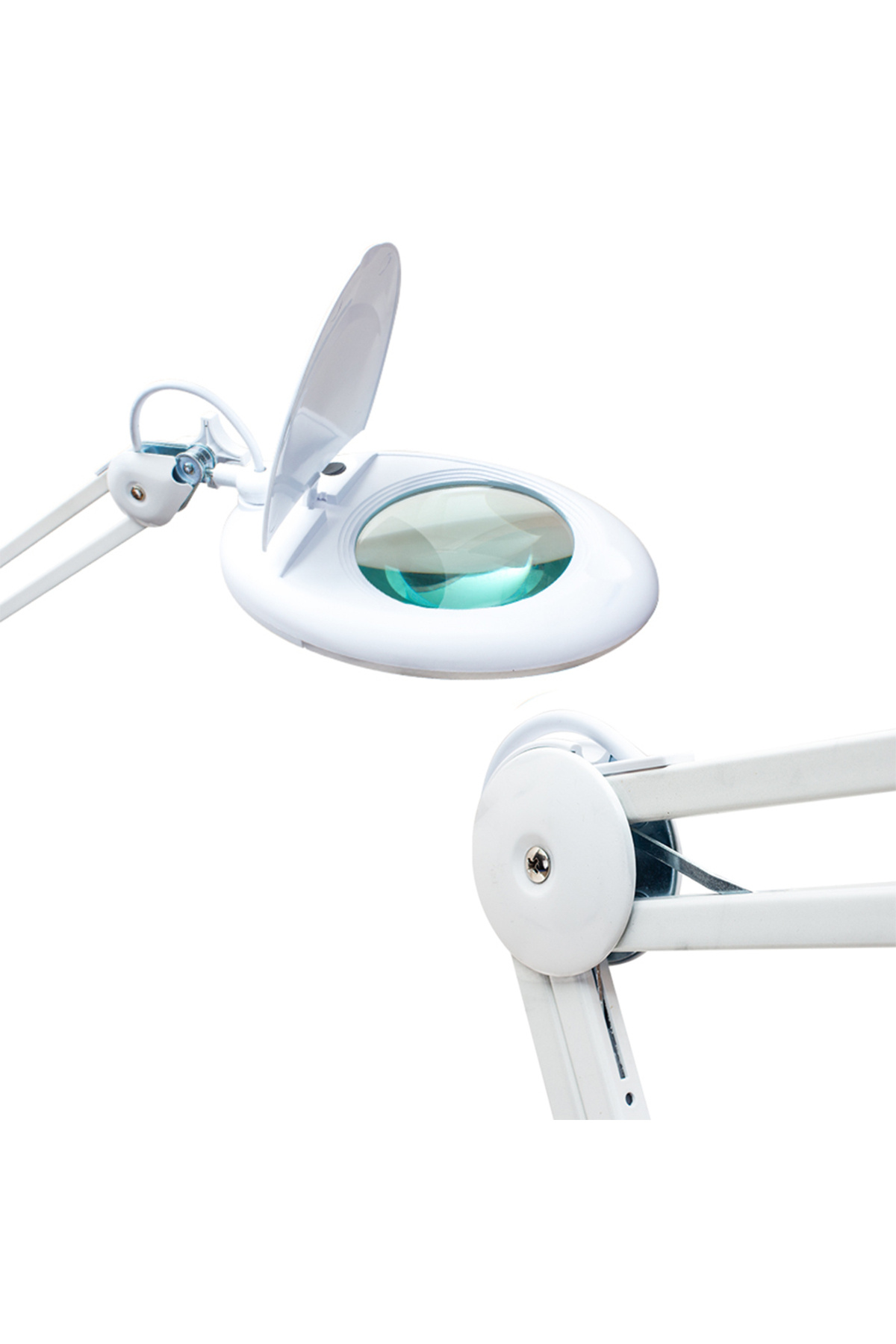 PM-4300 127MM MERCEKLİ 81 LEDLİ 5 DIOPTER AKROBAT BÜYÜTEÇ MASA LA