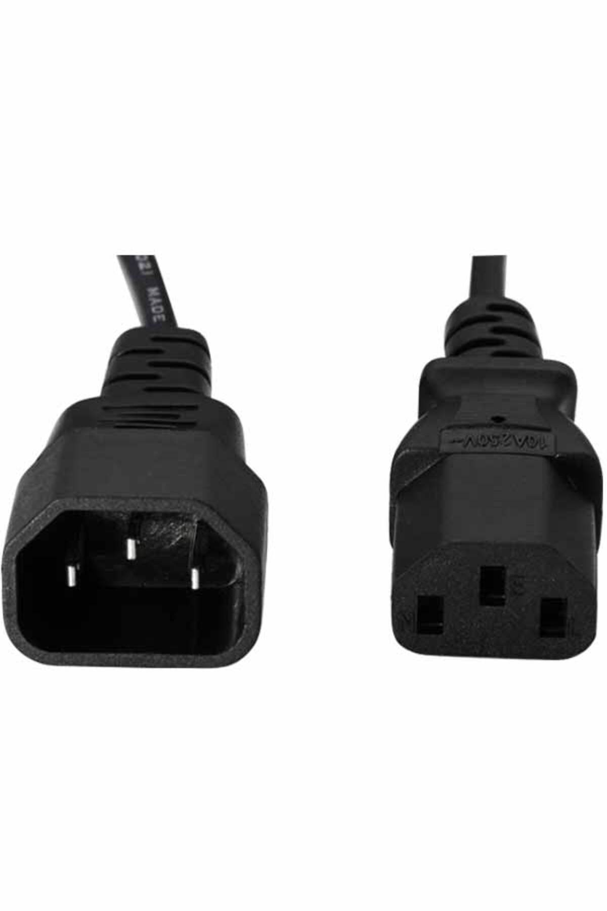 PM-567 C14 C13 Power Güç Kablosu Ara Uzatma 3x0.75mm 1.8 Metre UP