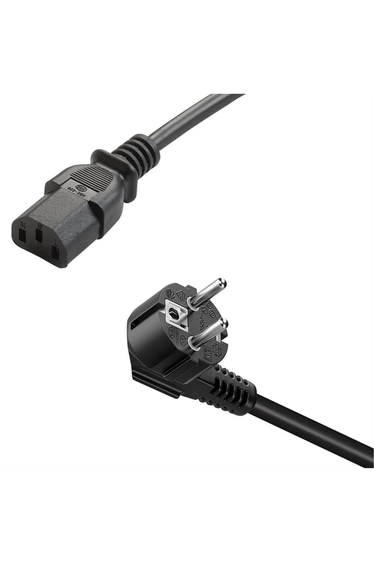 PM-568 1.5 Metre PC Power Güç Kablosu 3X1mm² IEC-60320 C13 (Dişi)