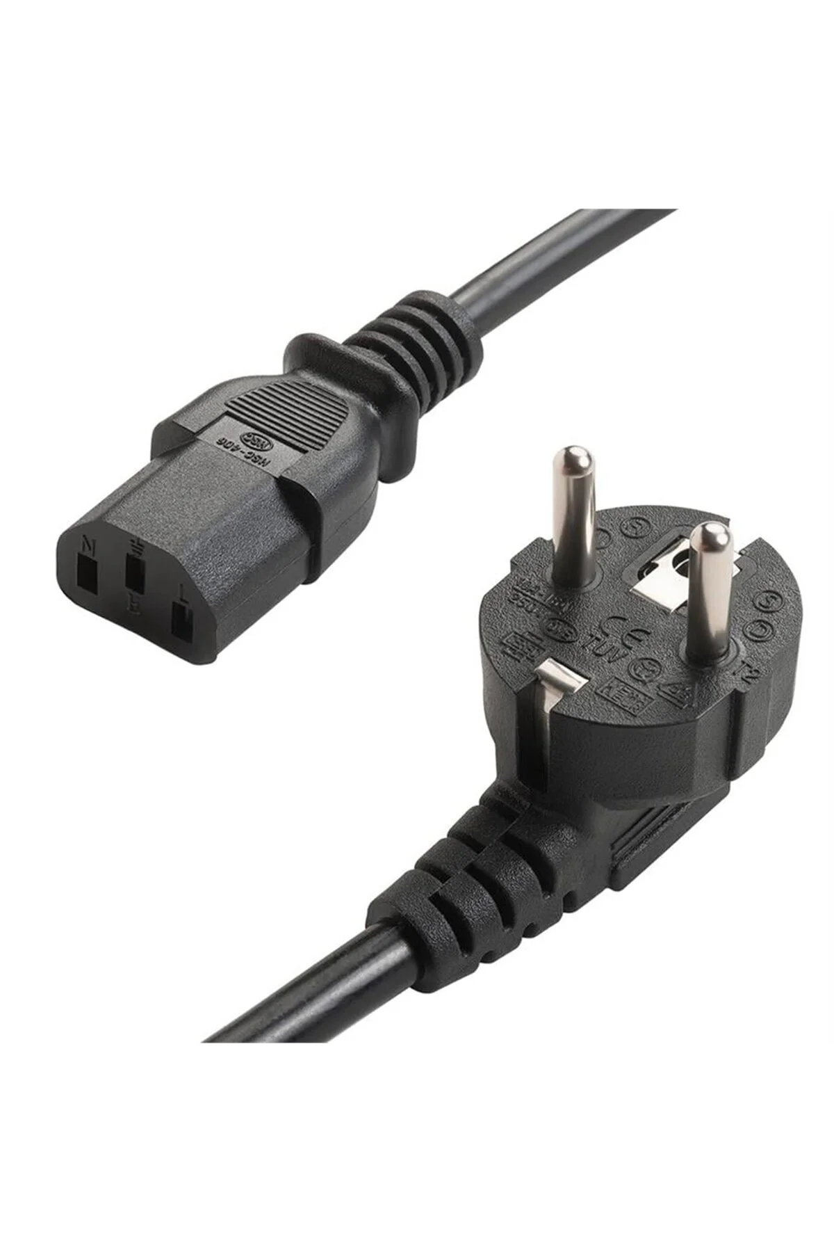 PM-568 1.5 Metre PC Power Güç Kablosu 3X1mm² IEC-60320 C13 (Dişi)