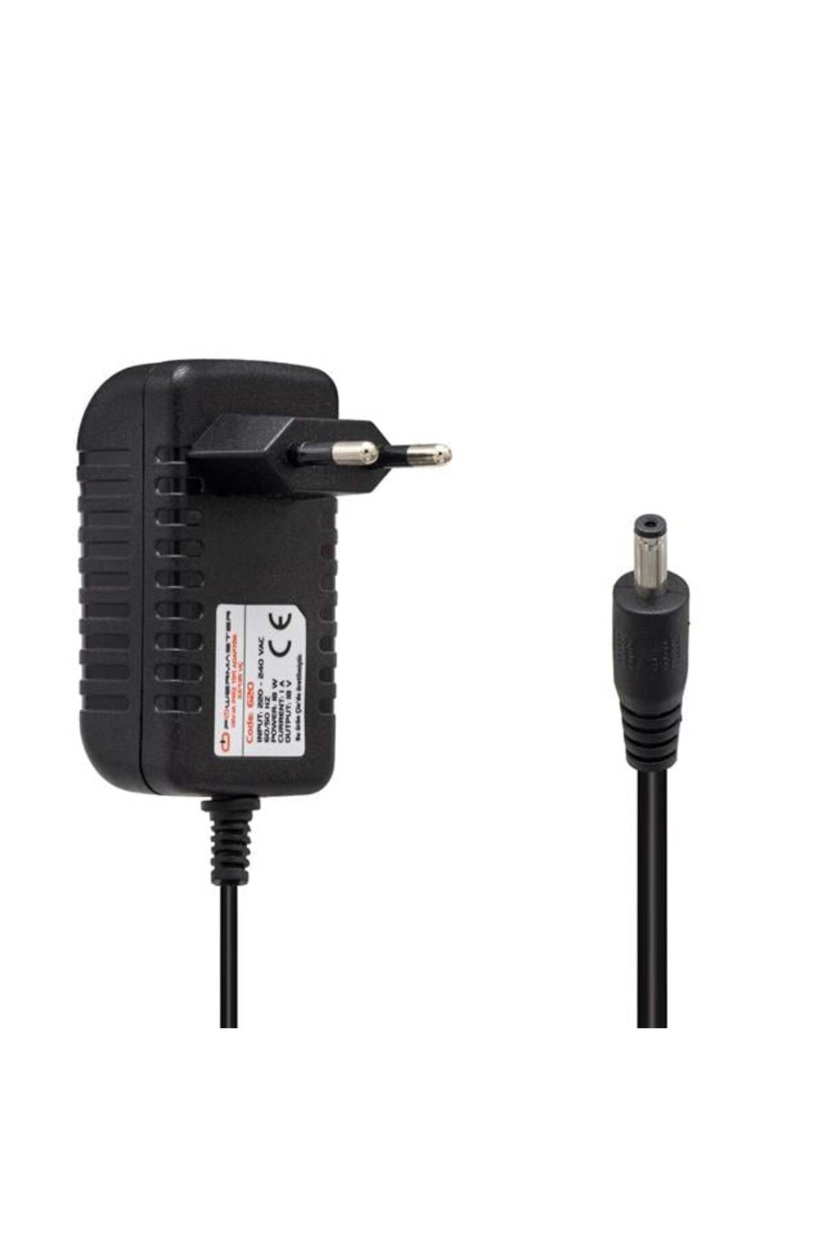 PM-620 18 Volt - 1 Amper 3.5*1.35 Mm Uçlu Plastik Kasa Priz Tipi 