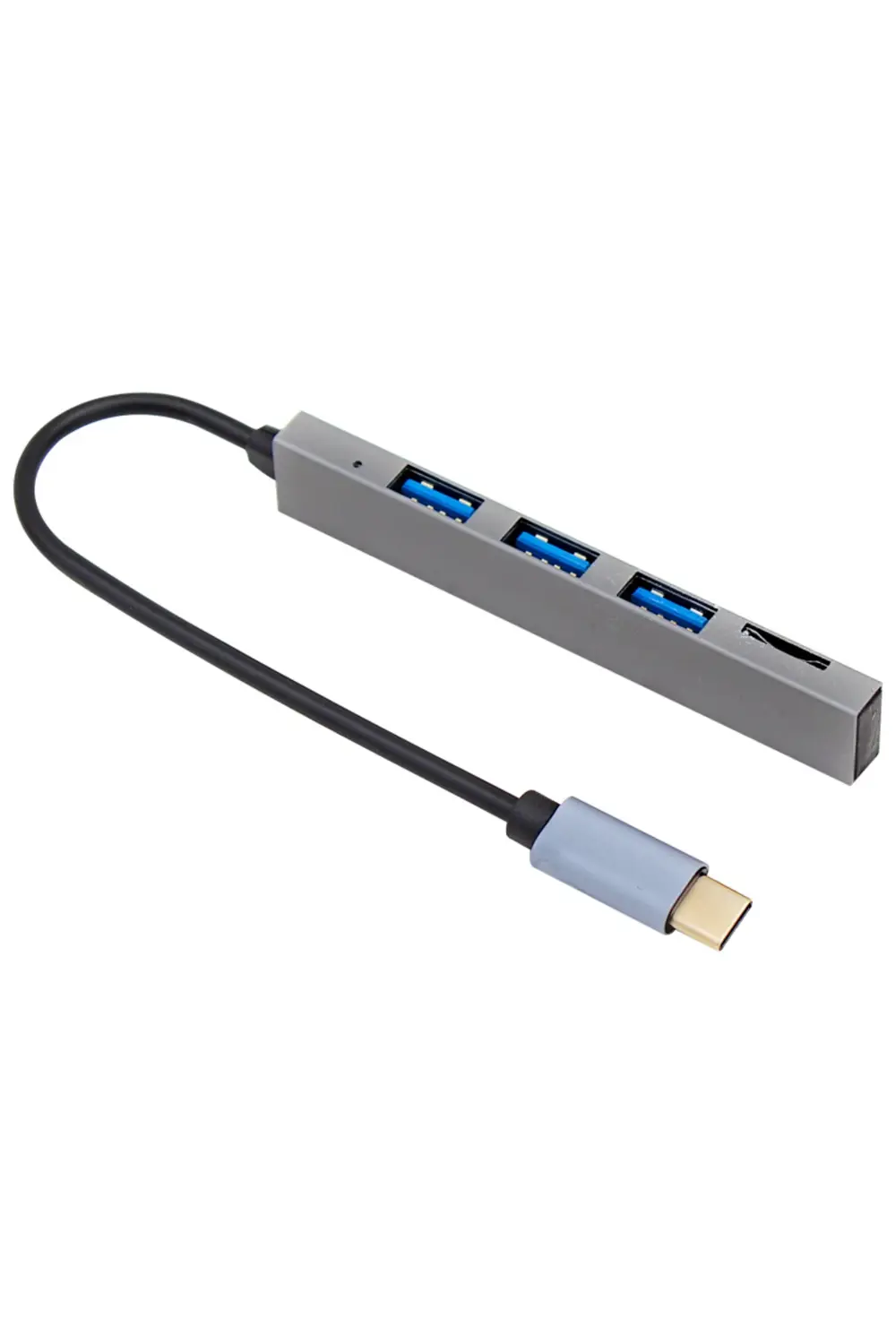 PM-6493 TYPE-C HUB 3x USB 3.0 SD/TF HAFIZA KART OKUYUCU DOCK STAT