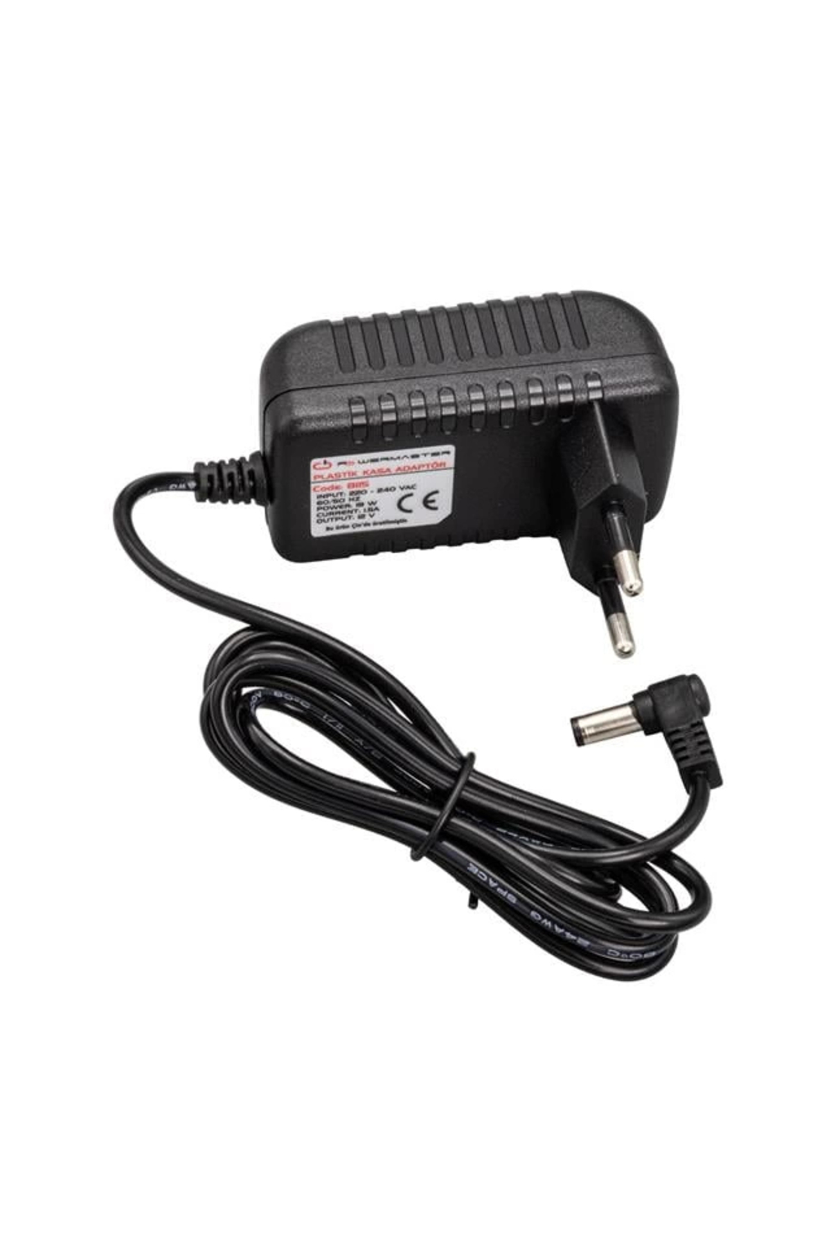 PM-8115 12 Volt - 1.5 Amper 5.5*2.5 Mm Uçlu Plastik Kasa Priz Tip