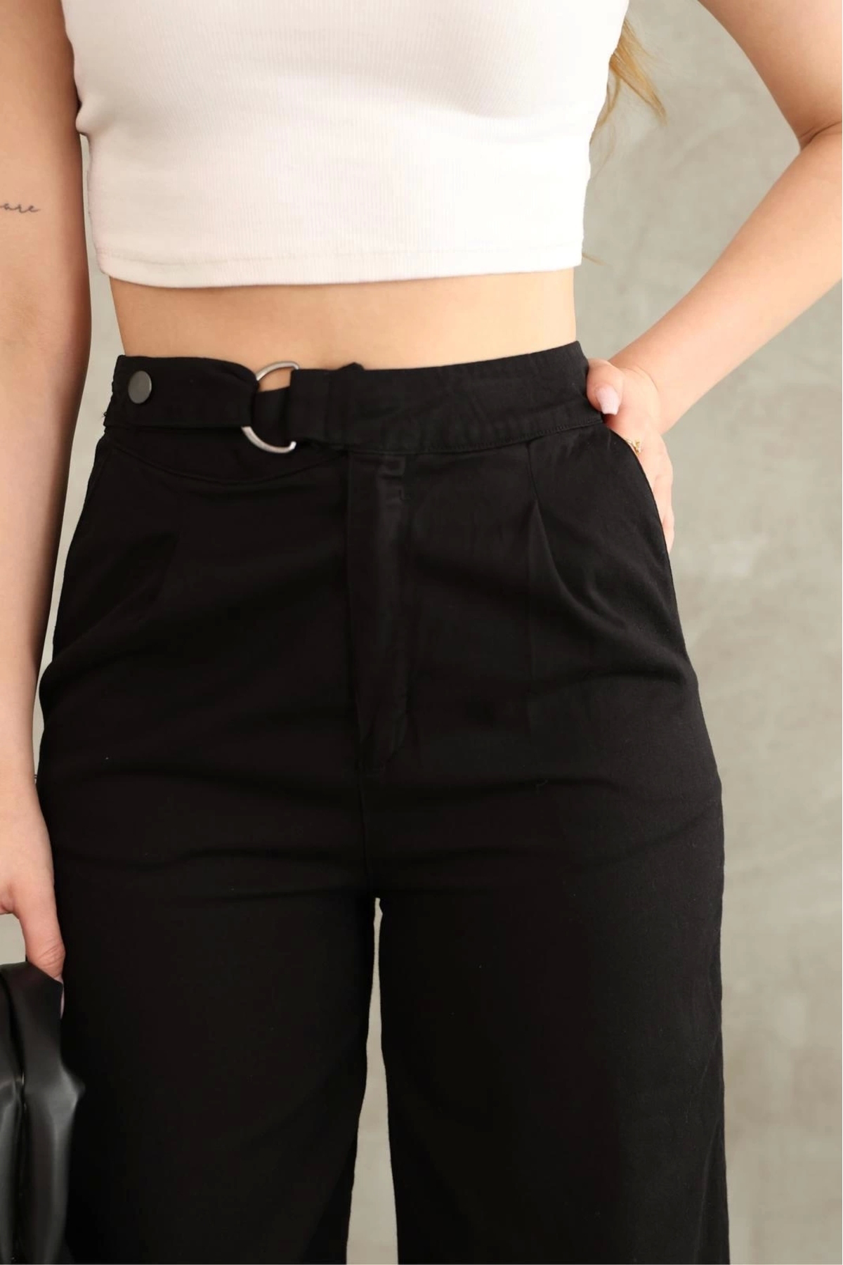 Hepta Collection Pnt Gabardin Kemer Detay Pantolon