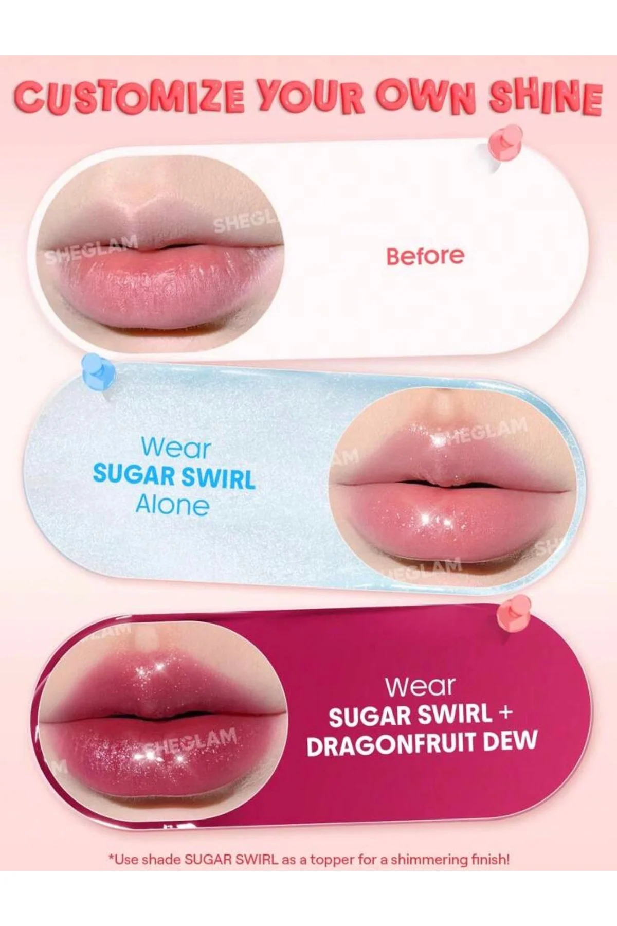 Pocket Lip Jam Dudak Parlatıcısı Nemlendirici Balm - Sugar Swirl (Vegan)