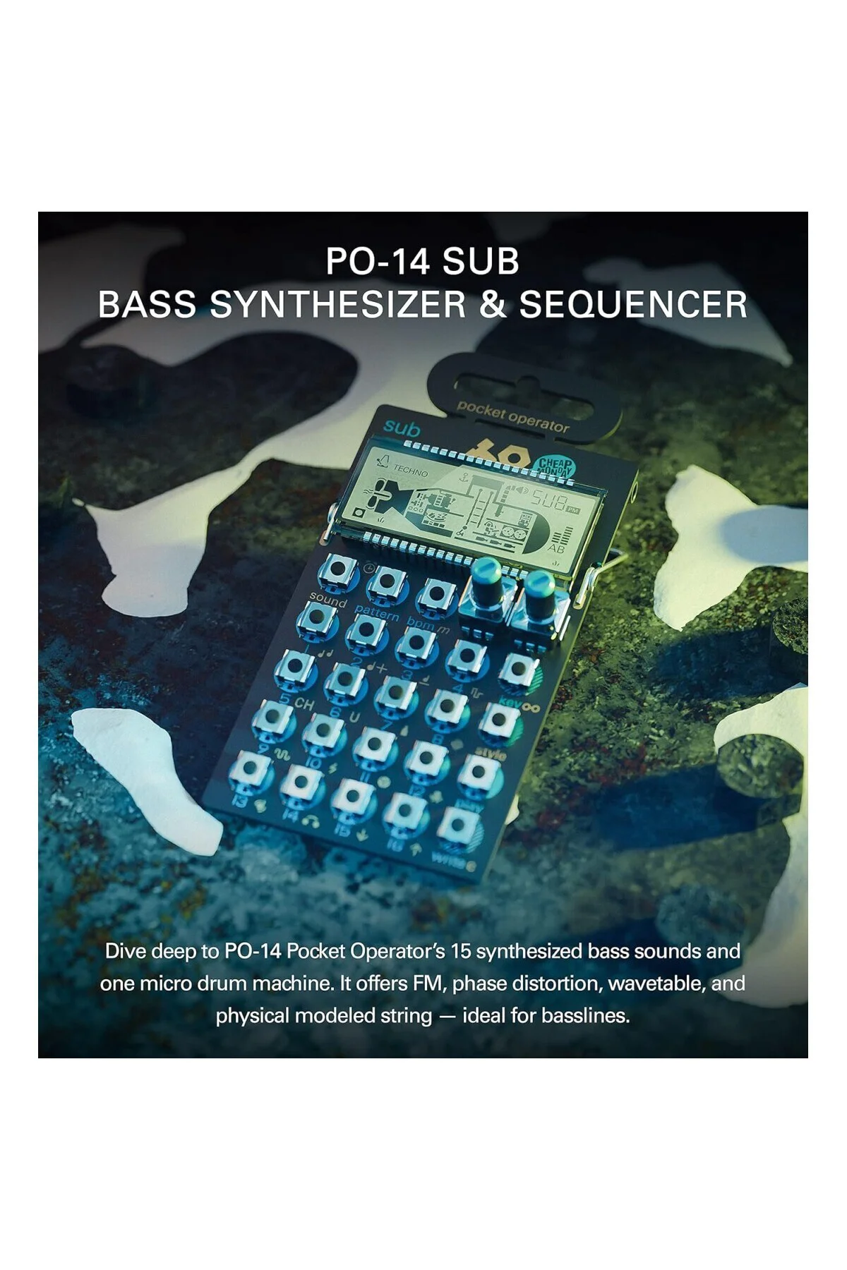 Pocket Operator PO-14 Sub Bass Synthesizer
