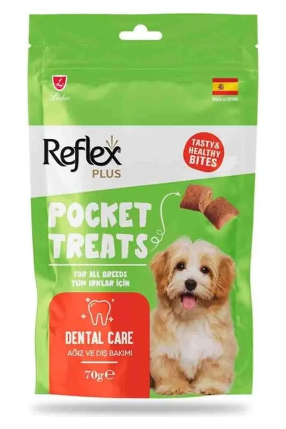 Reflex Pocket Treats / Ağız Ve Diş Sğlığı İçin Köpek Ödül Maması 70Gr