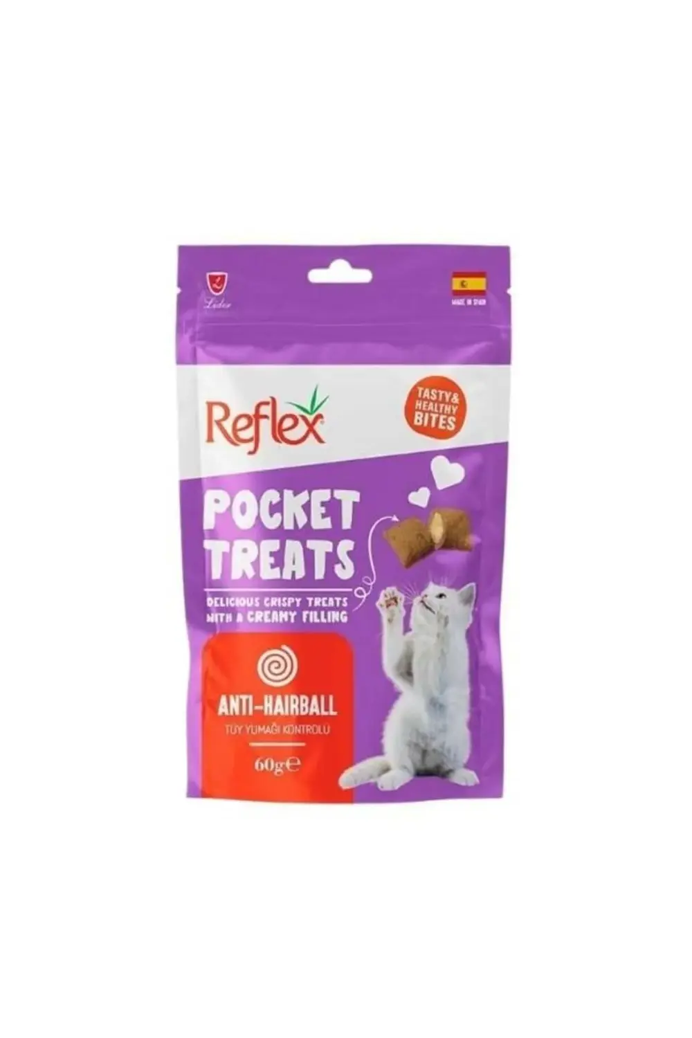 Pocket Treats Anti-Hairball Tüy Yumağı Önleyici Kedi Ödül Maması