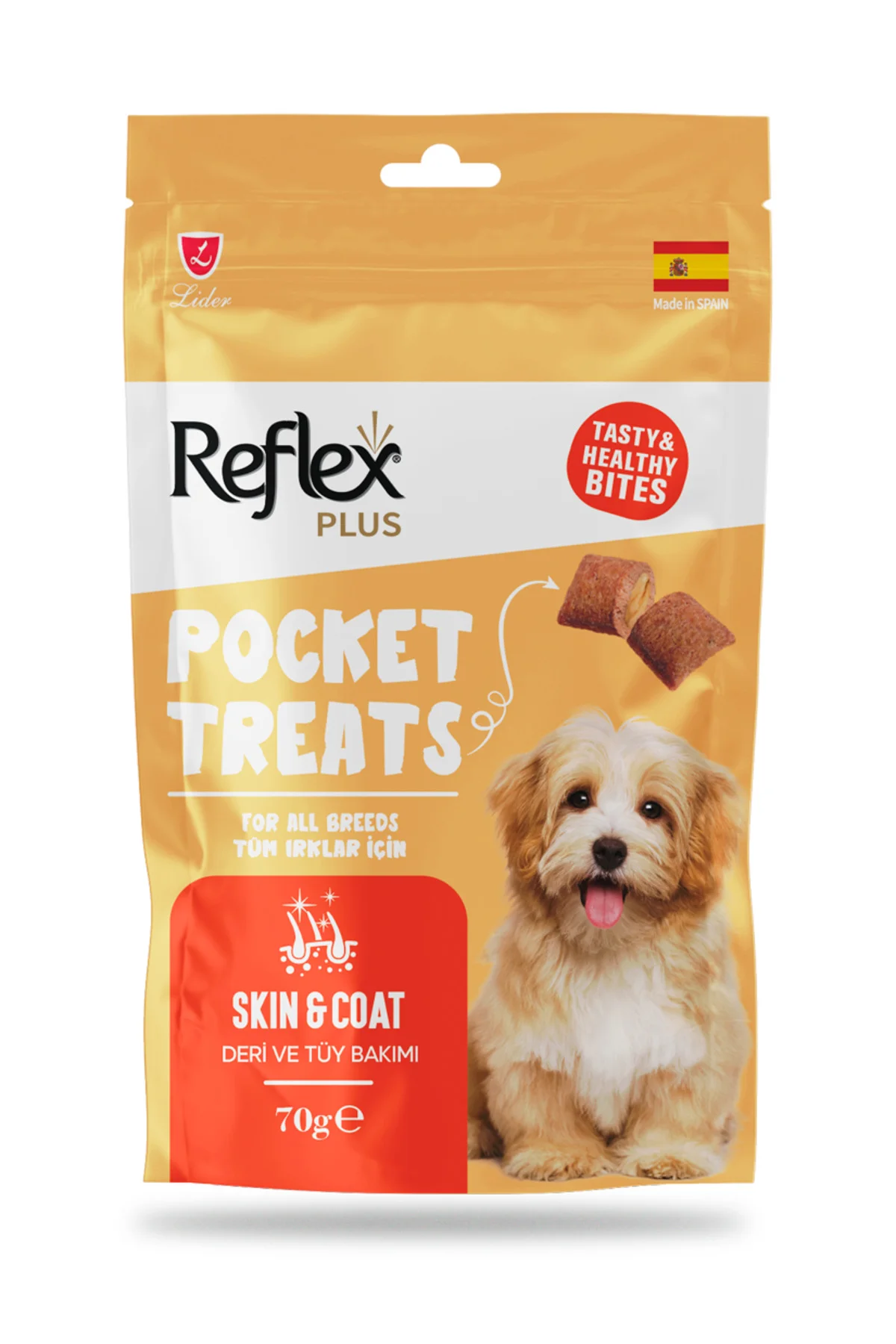 Pocket Treats Deri ve Tüy Bakımı Köpek Ödül Maması 70 g