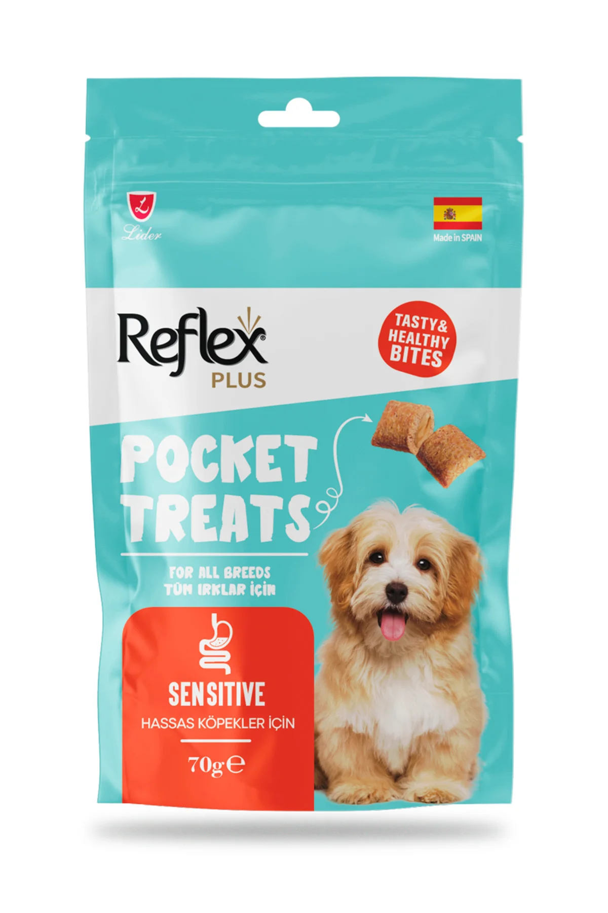 POCKET TREATS SENSITIVE YETISKIN KÖPEK ÖDÜL MAMASI 70 GR POCKET TREATS SENSITIVE YETISKIN KÖPEK ÖDÜL MAMASI 70 GR