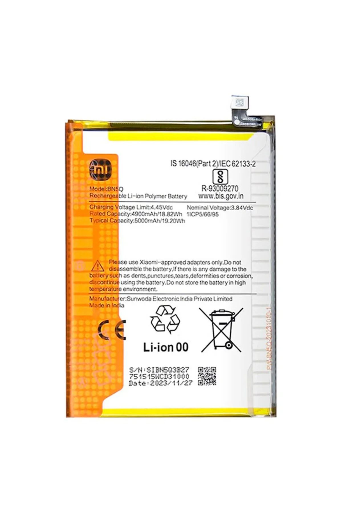 Poco C65 Batarya Pil| BN5Q 5000 mAh