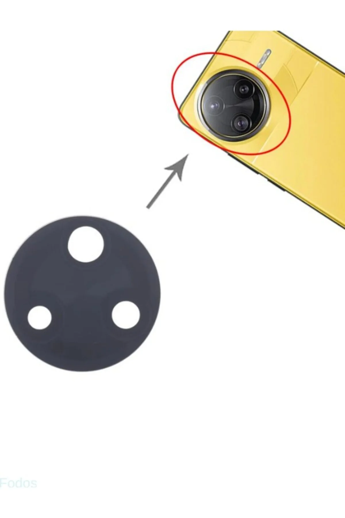 Poco F7 Ultra Kamera Lensi Cam - Kamera Camı - Yapışkanlı - 24122RKC7G Uyumlu