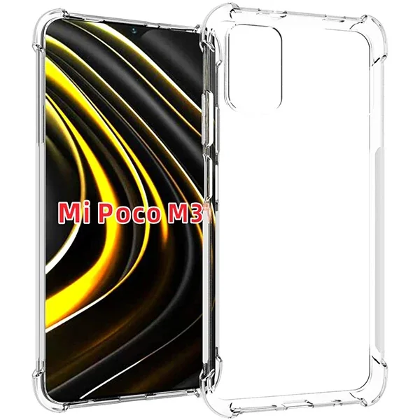 Poco M3 Silikon Kılıf - Darbeye Dayanıklı Anti-Drop Shockproof