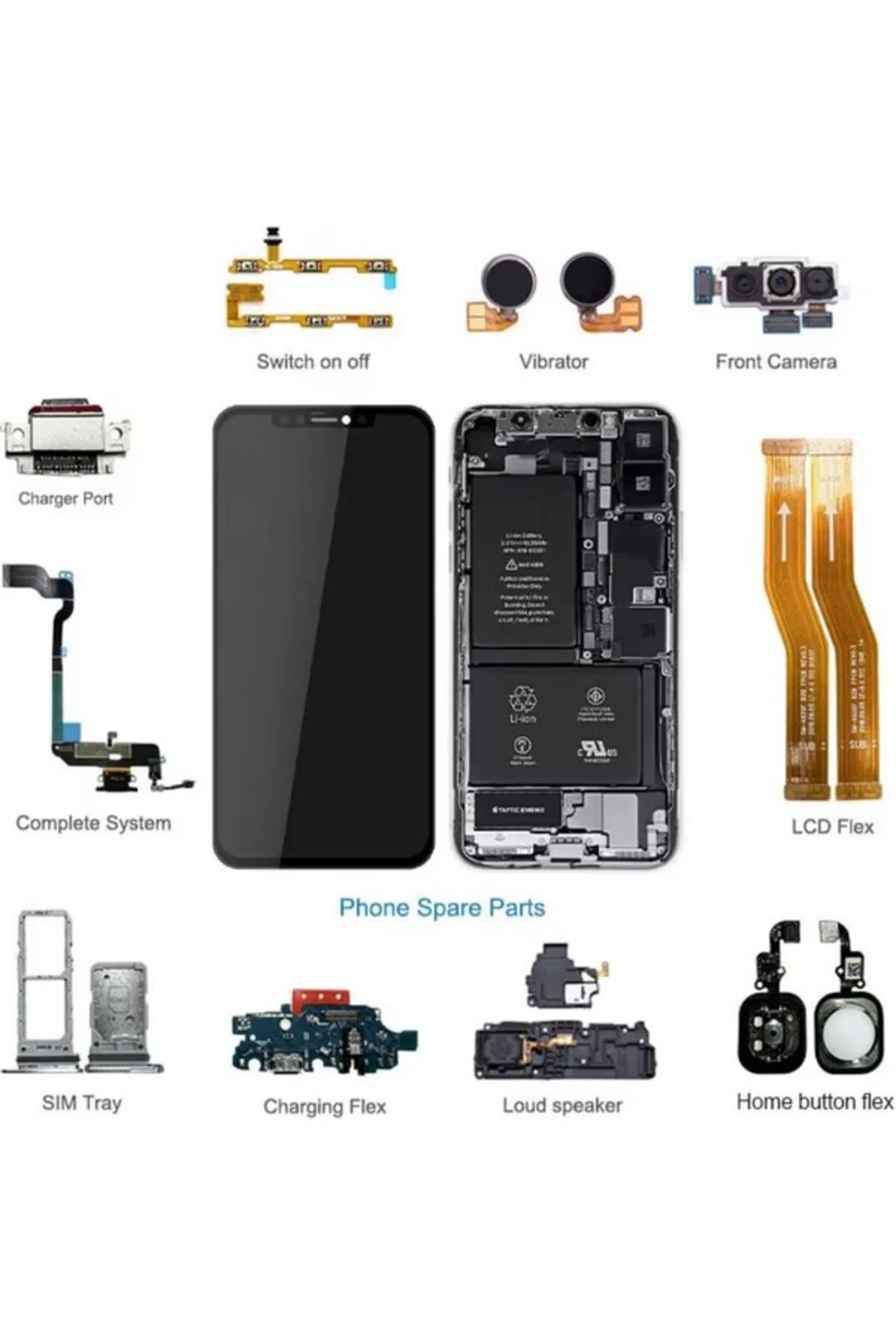 POCO M6 PRO 4G Sim Tepsisi Sim Aparatı siyah