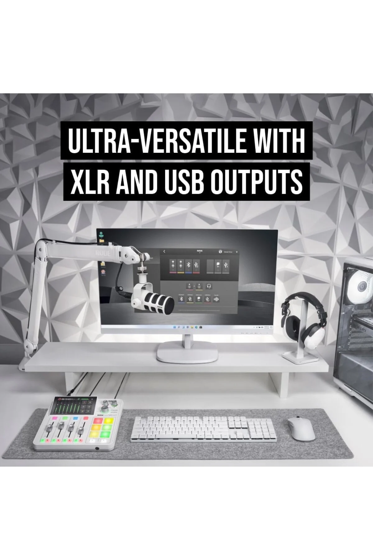 Podcasting, Akış ve İçerik Oluşturma için XLR ve USB Bağlantılı P Podcasting, Akış ve İçerik Oluşturma için XLR ve USB Bağlantılı P