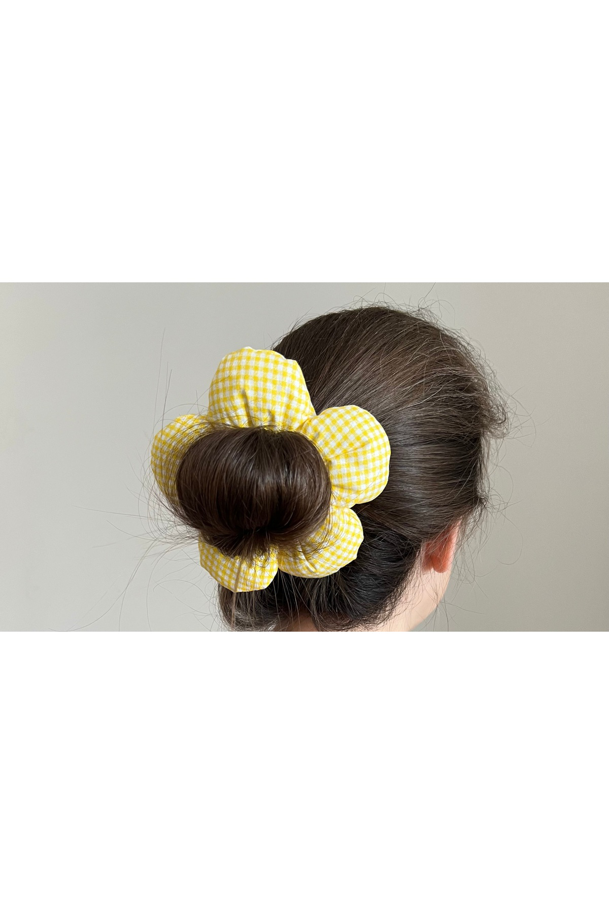 Pofuduk Papatya Scrunchie Lastik Toka
