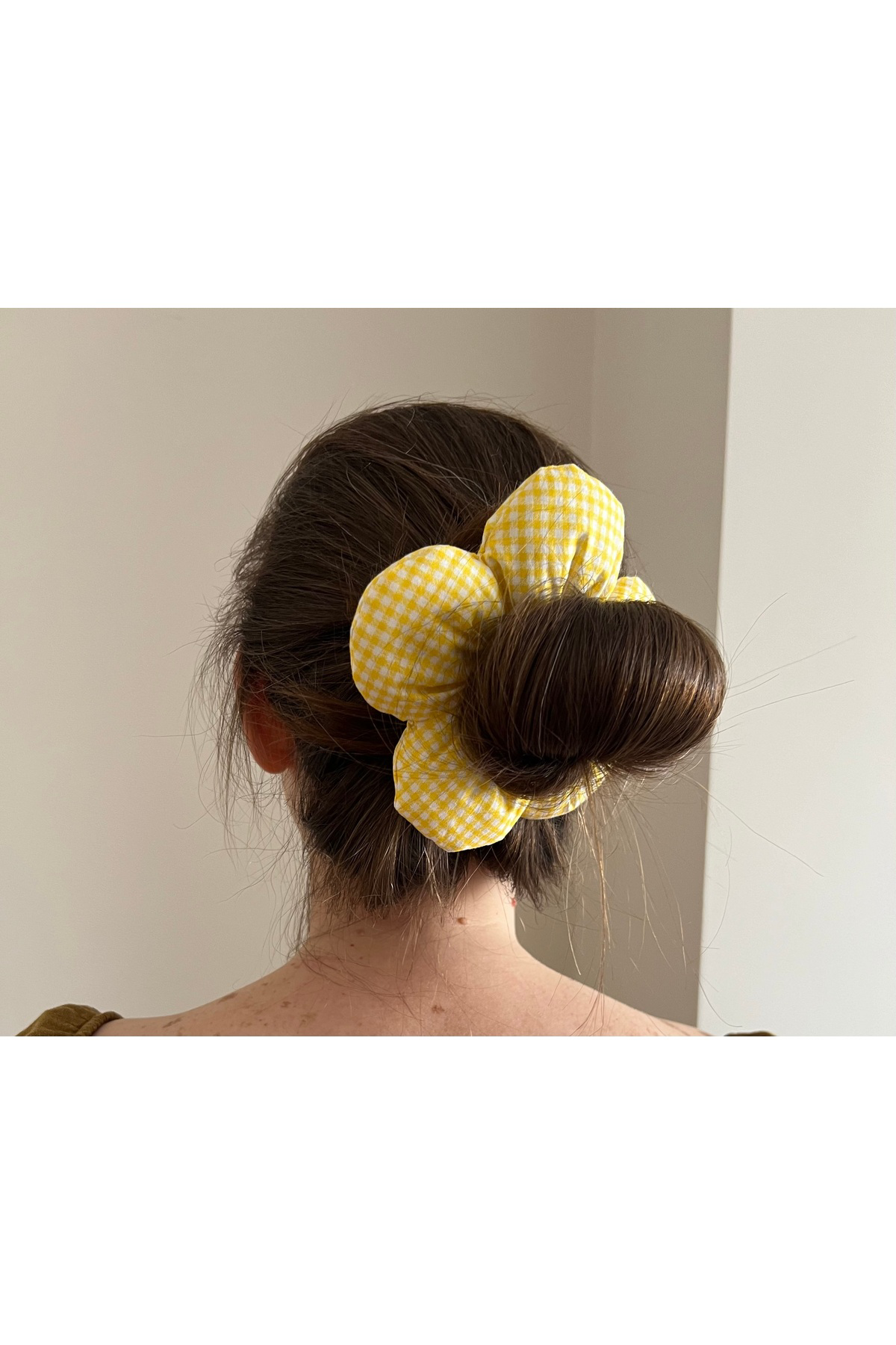 Pofuduk Papatya Scrunchie Lastik Toka