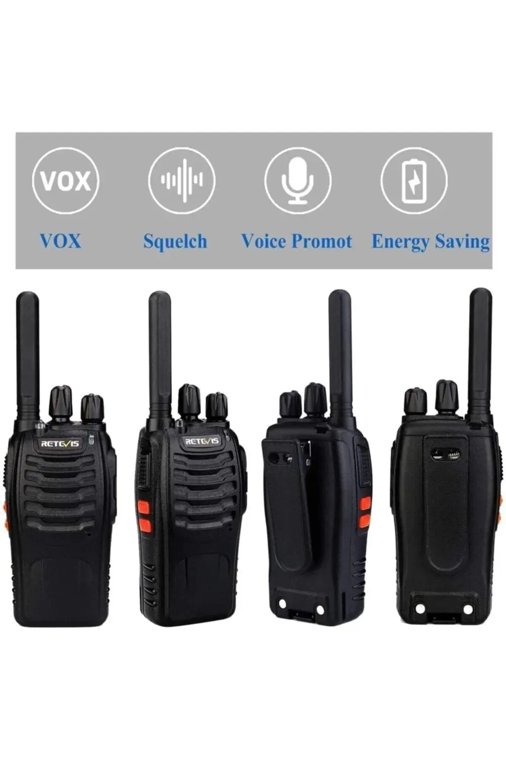 Pofung Zastone Baofeng 20 Adet Siyah Telsiz Seti 10 Çift El Telsi