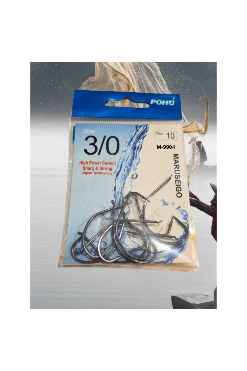 Pohu M-9904 3/0 Numara 10'lu Paket Olta Iğnesi