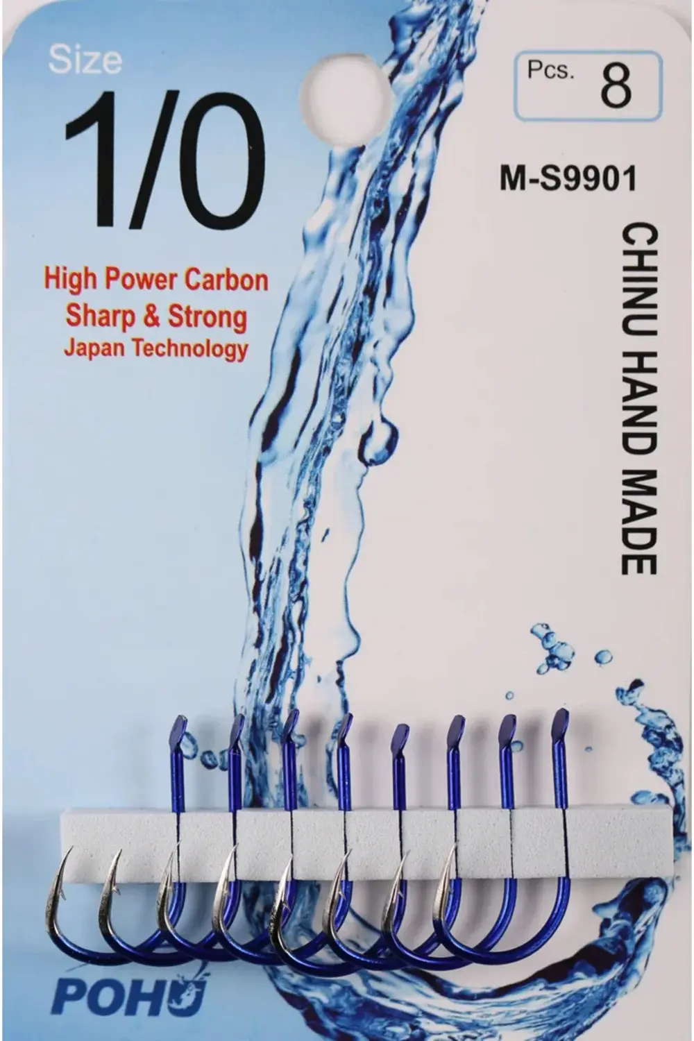 Pohu M-S9901 1 Numara 8'li Paket Olta Iğnesi