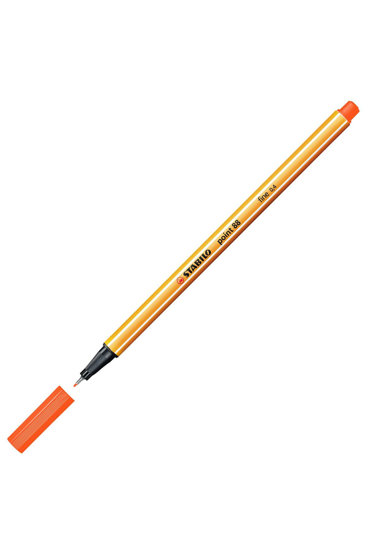Stabilo Point 88 Fineliner 0.4Mm Keçe Uçlu Kalem 88/54 Turuncu