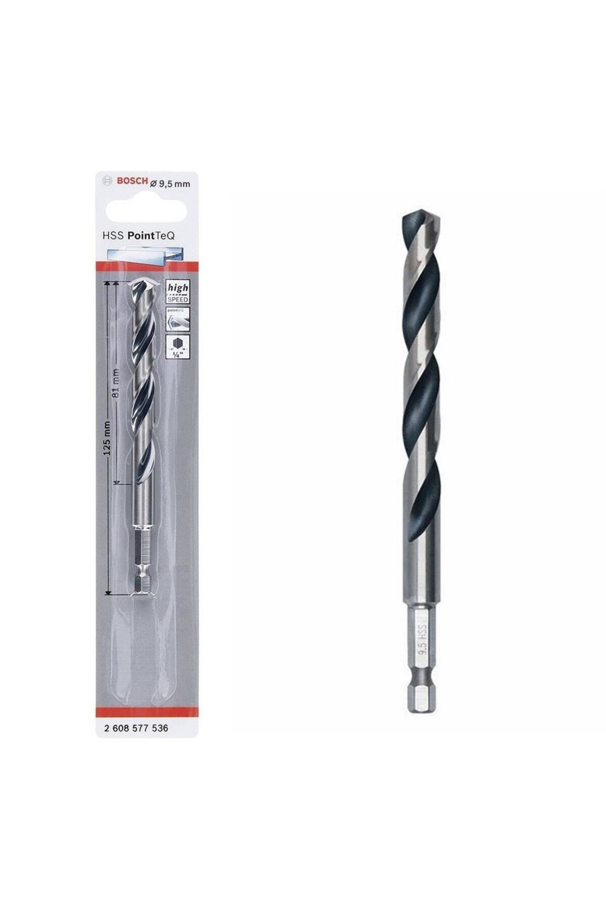 Toptan Bulurum Pointteq Altıgen Şaftlı Hss Matkap Ucu 9,5 Mm