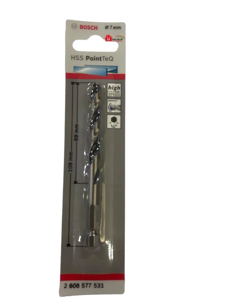 Pointteq Altıgen Şaftlı Hss Matkap Ucu 7 mm
