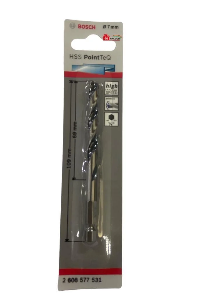 Pointteq Altıgen Şaftlı Hss Matkap Ucu 7 mm
