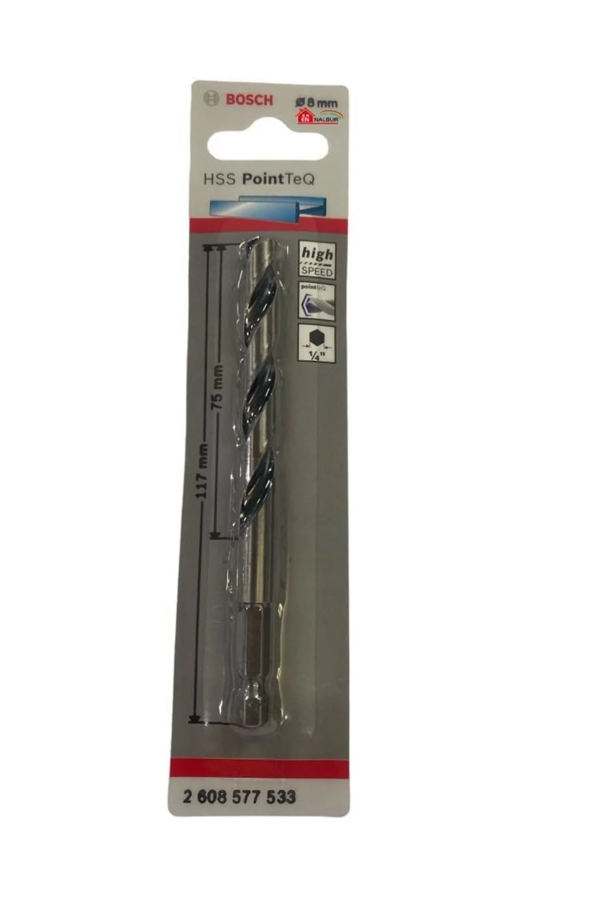 Pointteq Altıgen Şaftlı Hss Matkap Ucu 8 mm