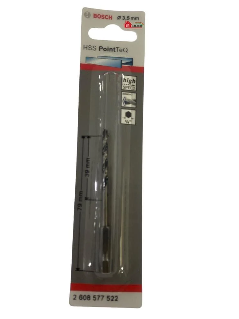 Pointteq Altıgen Şaftlı Hss Matkap Ucu 3,5 mm