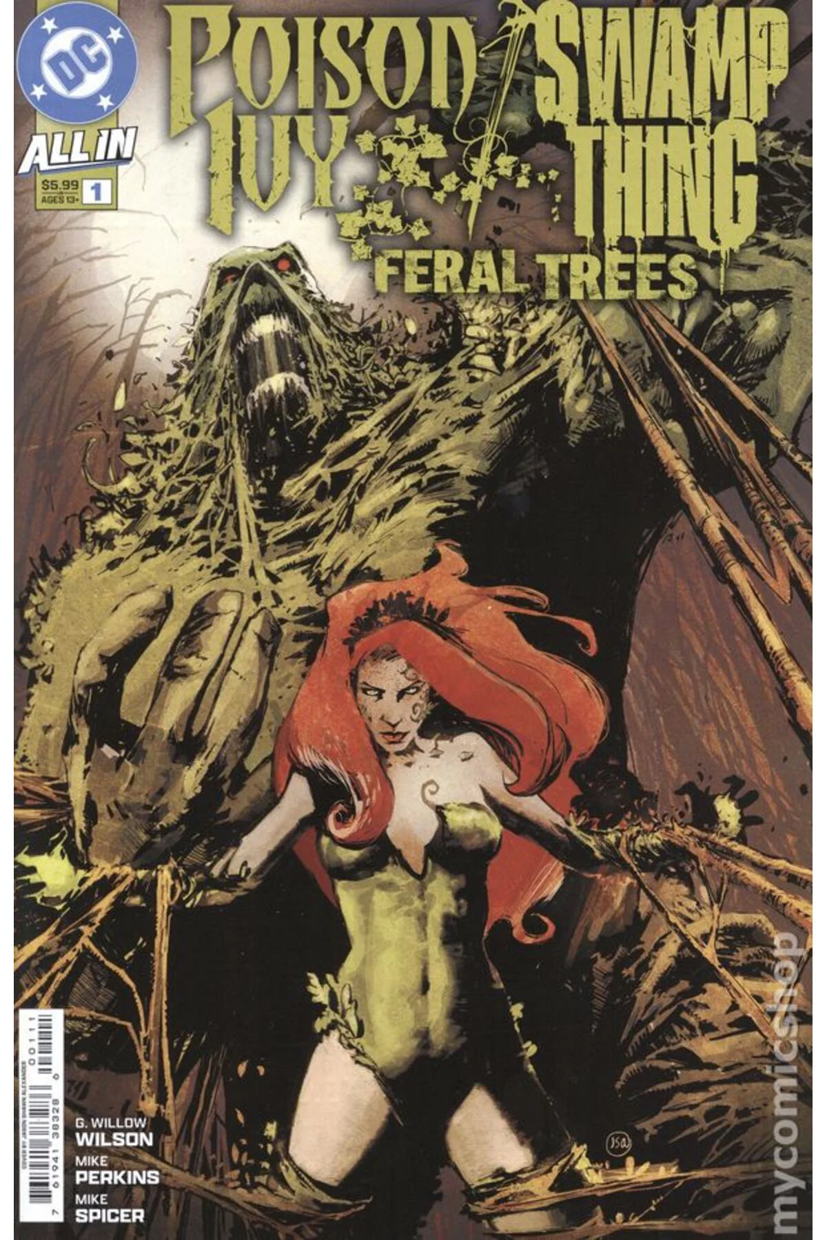 Poison Ivy Swamp Thing Feral Trees (ingilizce)