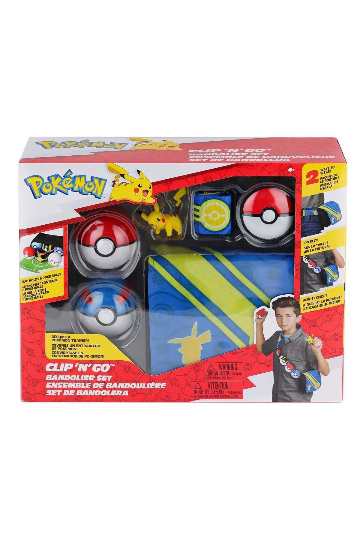 Pok Pkw3649 Pokemon Clip N Go Bandolier Büyük Set